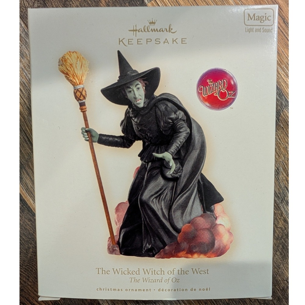 Hallmark Keepsake 2007 The Wicked Witch of the West Wizard of Oz Magic Ornament